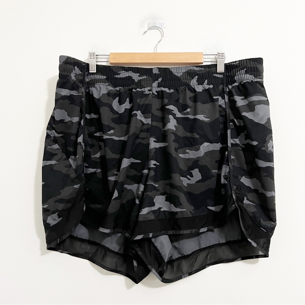 Athleta Mesh Racer Run Shorts - Picture 3 of 13